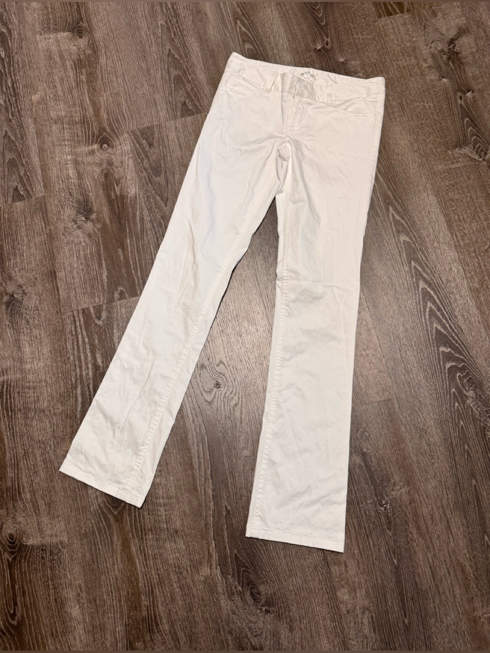 Alice + Olivia White Pants Lightweight Cotton-Blend Classic Beach. Sz 6. EUC